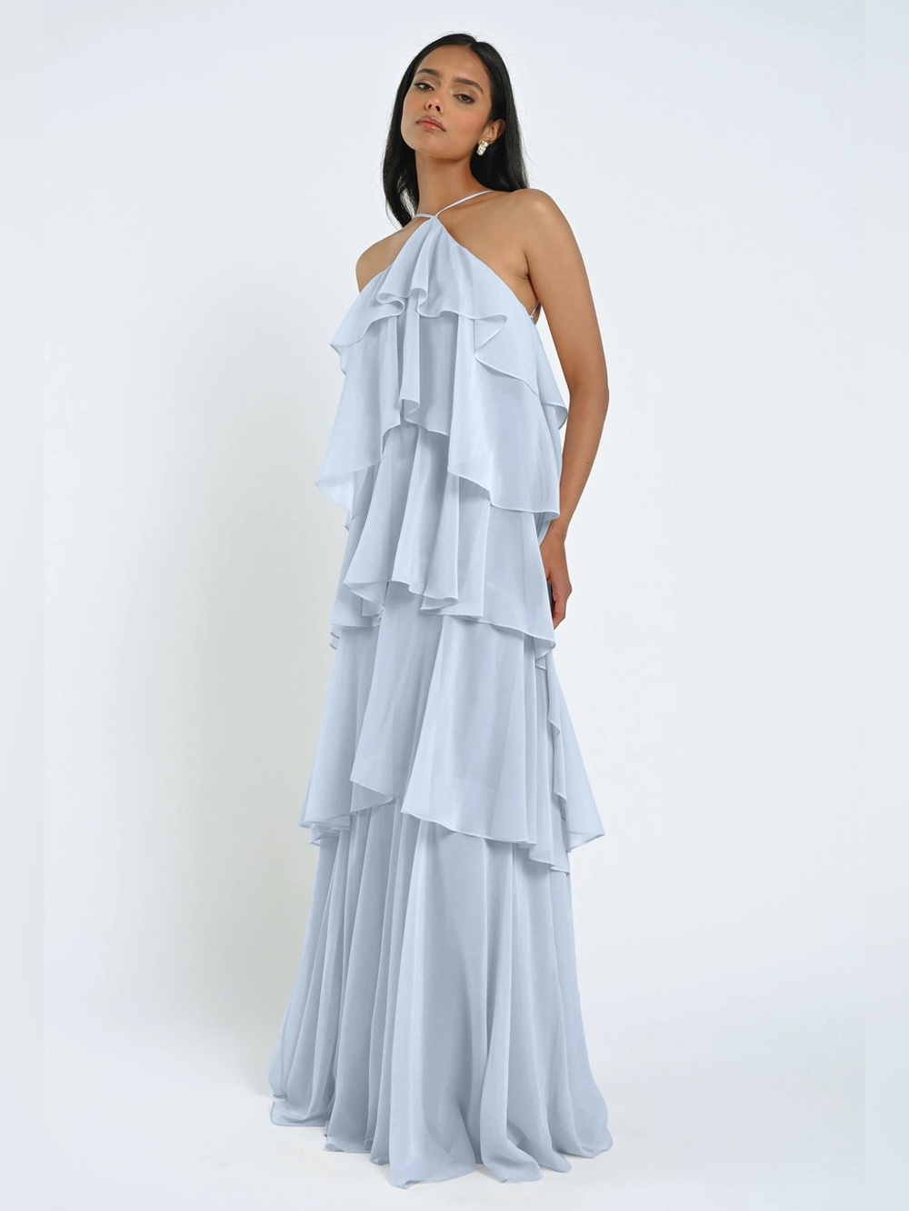Jenny Yoo Farley Whisper Blue Size 2 (Hemmed)